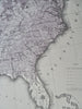 Eastern United States Population Density 1874 Walker demographic map