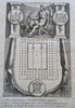 Roman Empire Numismatics Chariot Temple Plan Deities c. 1770's lot x 3 prints