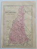 New Hampshire Concord Manchester Portsmouth Dover 1859 Boynton miniature map