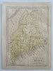 Maine Augusta Portland Bangor Mt. Desert Island 1859 Boynton miniature state map