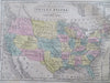 Territorial United States Mormon city named in Utah 1859 Boynton mini map