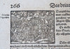 Orange Vaucluse France 1628 Munster Cosmography wood cut print city view