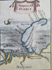Novaya Zemlya Russian Empire Muscovy Arctic Circle 1719 Mallet hand color map