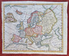 Europe Holy Roman Empire Ottomans France British Isles 1757 Jeffrys map