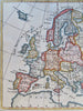 Europe Holy Roman Empire Poland Ottoman Empire France Russia 1744 Senex map