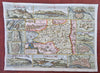 Duchy of Dauphine Kingdom France Provence Savoy Piedmont 1708 de la Feuille map