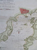 Cape Ann Harbor Massachusetts Gloucester 1837 Blunt Hooker coastal survey map