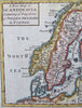 Scandinavia Sweden Norway Denmark Finland Baltic Sea 1744 Senex map