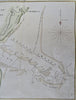 Sapello Island Georgia Pelican Shoals 1837 Blunt engraved coastal survey map