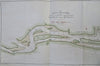 Savannah River Georgia Jones Island Gibbet Island c. 1835 Blunt map Tybee Island