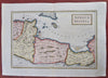 North Africa Libya Berenice Carthage Tunis 1768  Toms engraved historical map