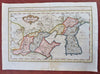 Korea & Manchuria Qing Empire China 1749 engraved map