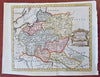 Polish-Lithuanian Commonwealth East Prussia Courland 1757 Jeffrys engraved map