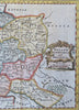 Polish-Lithuanian Commonwealth East Prussia Courland 1757 Jeffrys engraved map