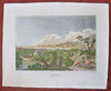 Naples City View Kingdom of Two Sicilies c. 1844 Craig engraved landscape print