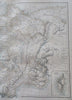 France & Colonies Bourbon Martinique Guadeloupe 1854-62 Swanston map