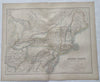 Northeast United States New England New York Pennsylvania 1854-62 Swanston map