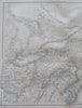 Northeast United States New England New York Pennsylvania 1854-62 Swanston map