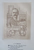 Early Automobile Caricatures Famous Mass. men c. 1905 Lot x 6 rare car prints