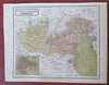 Lombard-Venetian Kingdom Austria-Hungary Venice Milan Mantua 1858-59 map