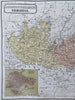 Lombard-Venetian Kingdom Austria-Hungary Venice Milan Mantua 1858-59 map