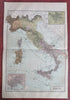 Italy Sardinia Papal States Tuscany Rome Naples Sicily Parma Modena 1858-59 map