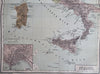 Italy Sardinia Papal States Tuscany Rome Naples Sicily Parma Modena 1858-59 map