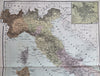 Italy Sardinia Papal States Tuscany Rome Naples Sicily Parma Modena 1858-59 map