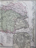 Austria-Hungary Hapsburg Empire Croatia Bohemia Silesia Vienna 1858-59 map