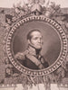 Alexander I Russian Tsar c.1840's Nieuwhoff decorative stipple engraved portrait