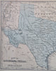 Texas state maps 1853 Lot x 2 maps