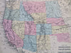 Western U.S. California Utah Salt Lake City Dakota Territory 1853 Lot x 2 maps