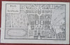 Versailles garden ground plans maps 1770-1858 lot x 6 rare prints Chodowieck