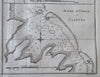 Raiatea Society Islands Harbor Views Coast Map 1774 engraved Exploration print