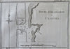 Raiatea Society Islands Harbor Views Coast Map 1774 engraved Exploration print