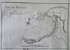 Fare Harbor Huahine Matavai Bay Tahiti coast map 1774 engraved Exploration print