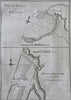 Fare Harbor Huahine Matavai Bay Tahiti coast map 1774 engraved Exploration print