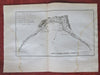 Bay of Bonthain Sulawesi Celebes Indonesia 1774 engraved Exploration coastal map