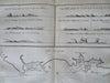 New Ireland Latangai Papua New Guinea 1774 engraved Exploration coastal map