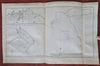 Port Gallant & Port Famine Magellan Strait 1774 engraved Exploration print