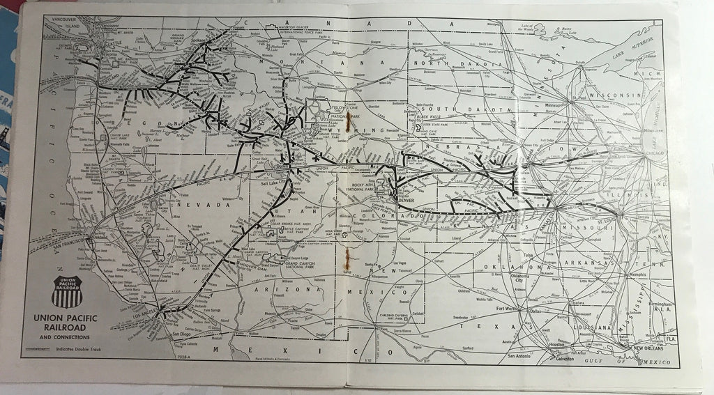 Union & Southern Pacific Lot x 2 Travel Brochures 1950-60's pictorial ...