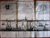 Antwerp Antwerpen Belgium harbor city view c.1612-48 van den Hoeye Montanus