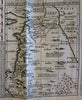 Holy Land Ancient World Egypt Nile 1720 Chatelain folio map not in Laor