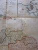 Caribbean Central America Havana Cuba city plan 1846 large bond paper map