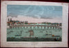 London Westminster Bridge Thames c.1760 city view vue d'optique print