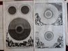 Celestial prints c.1700-1850 era nice lot of 10 prints eclipses Saturn Moon telescopes