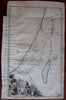 Holy Land 1714 Roman Miles decorative vignette map by Reland Laor #653